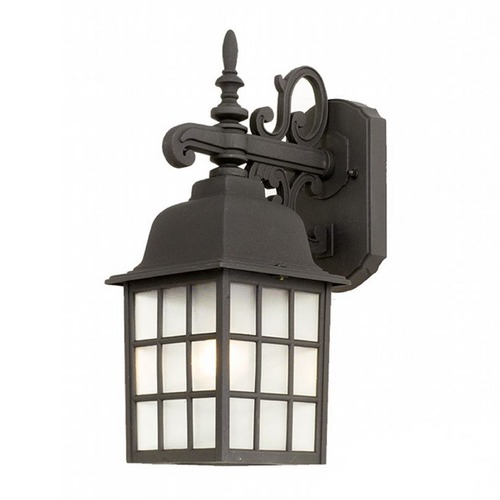 Design Classics Lighting LED Outdoor Wall Lantern 3344 BK 10W LED