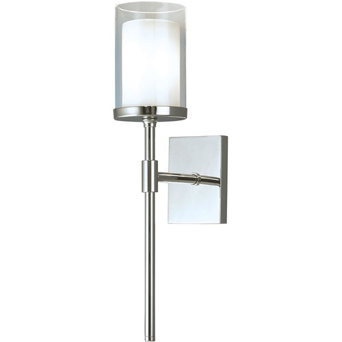 Norwell Lighting Norwell Lighting Kimberly Brush Nickel Sconce 8970-CH-CL