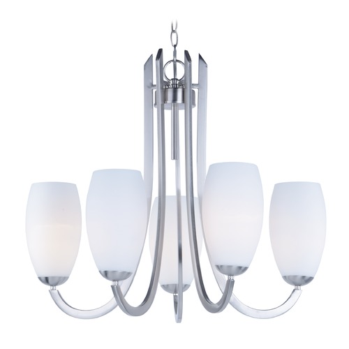 Maxim Lighting Taylor Satin Nickel Chandelier by Maxim Lighting 21655SWSN