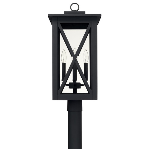 Capital Lighting Avondale Outdoor Post Lantern in Black by Capital Lighting 926643BK