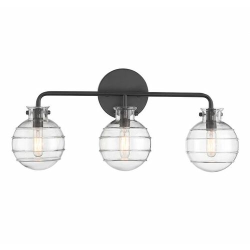 Savoy House Mason 22-Inch Bath Light in Matte Black by Savoy House 8-4300-3-BK