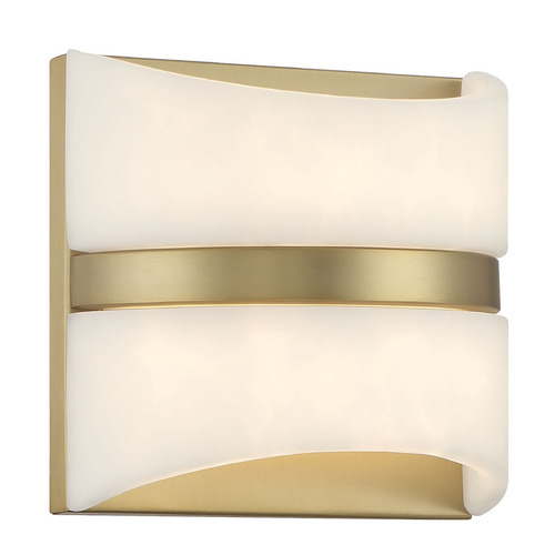 Velaux Soft Brass LED Sconce by Minka Lavery