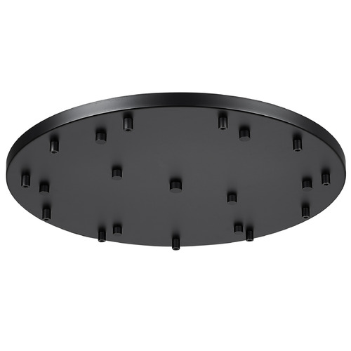 Z-Lite Multi Point Canopy Matte Black Ceiling Adaptor
