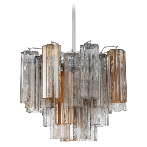 Crystorama Lighting Crystorama Lighting Addis Polished Chrome Mini-Chandelier ADD-300-CH-AU