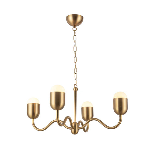 Alora Lighting Effie Brushed Gold Chandelier