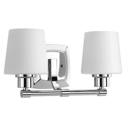 2-Light Chrome Bath Light by Progress Lighting