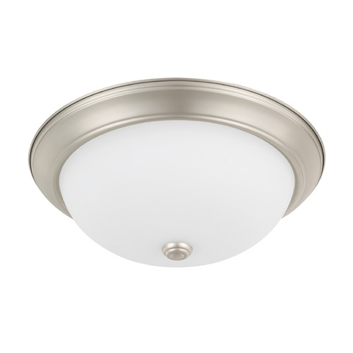HomePlace by Capital Lighting HomePlace Lighting Ceiling Matte Nickel Flushmount Light 214731MN
