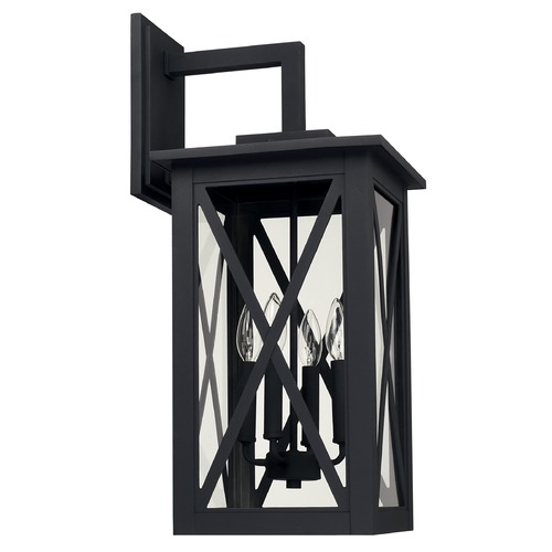 Avondale 25-Inch Outdoor Wall Lantern in Black by Capital Lighting