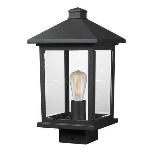 Z-Lite Portland Black Post Light by Z-Lite 531PHMS-BK