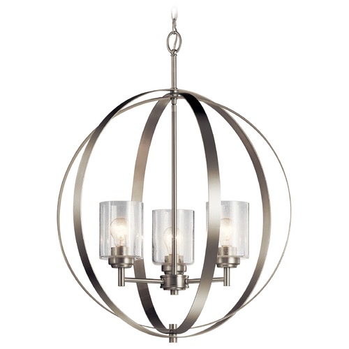 Kichler Lighting Winslow 3-Light Brushed Nickel Chandelier by Kichler Lighting 44034NI