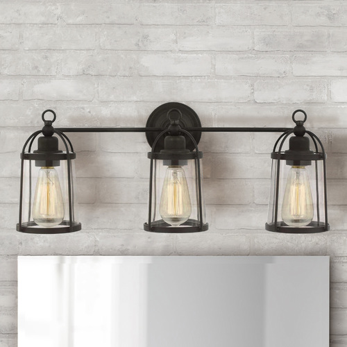 Visual Comfort Studio Collection Chapman & Meyers 24-Inch Stonington Smith Steel Bath Vanity Light by Visual Comfort Studio CV1003SMS