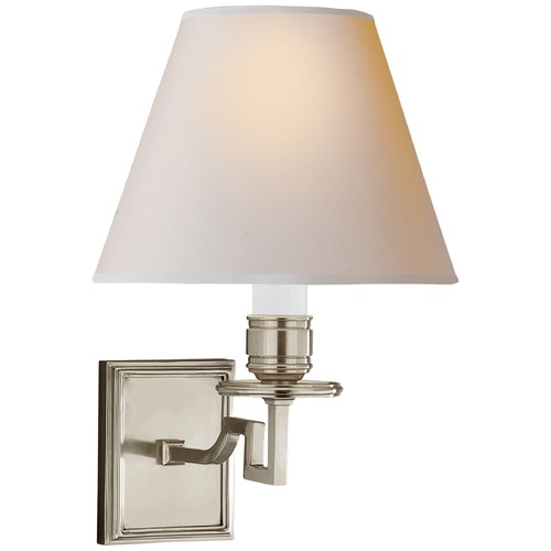 Visual Comfort Signature Collection Alexa Hampton Dean Sconce in Brushed Nickel by Visual Comfort Signature AH2000BNNP