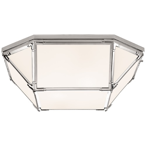 Suzanne Kasler Morris Large Flush Mount in Nickel by Visual Comfort Signature