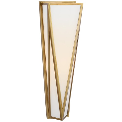 Julie Neill Lorino Sconce in Antique Brass by Visual Comfort Signature