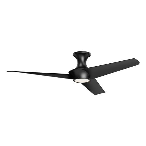 Alora Lighting Emiko Matte Black LED Ceiling Fan with Light
