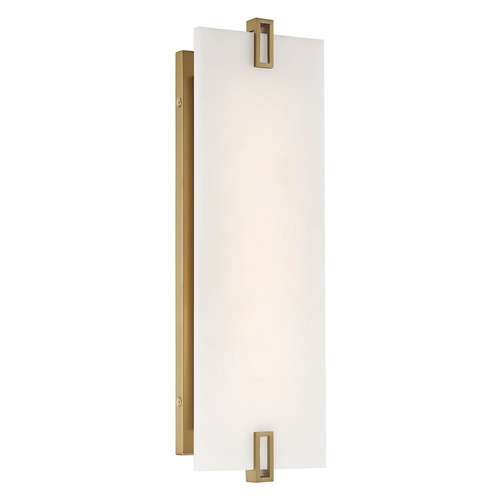 Aizen Soft Brass LED Sconce by Minka Lavery
