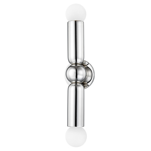Mitzi by Hudson Valley Mitzi Chloe Polished Nickel 2-Light Vanity H720102-PN