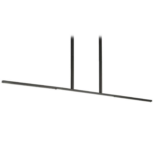 Visual Comfort Modern Collection Cityscape Bronze LED Island Light with Rectangle Shade