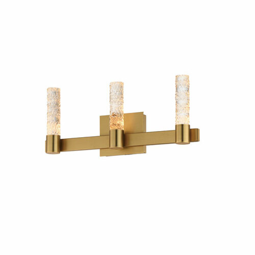 Maxim Lighting Duchess 3-Light LED Bath Light in Natural Aged Brass by Maxim Lighting 38443IBNAB