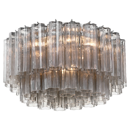 Crystorama Lighting Addis Polished Chrome Flushmount Light