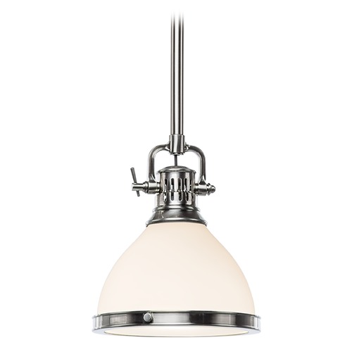 Randolph Mini Pendant in Satin Nickel by Hudson Valley Lighting