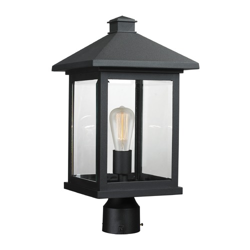 Z-Lite Portland Black Post Light by Z-Lite 531PHBR-BK