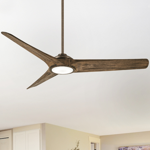 Minka Aire Timber 68-Inch LED Smart Fan in Heirloom Bronze by Minka Aire F747L-HBZ/AW