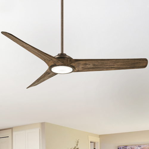 Timber 68-Inch LED Smart Fan in Heirloom Bronze by Minka Aire