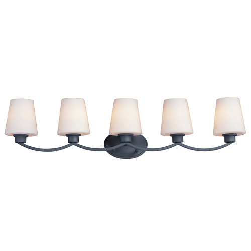 Maxim Lighting Maxim Lighting Shelter Black Bathroom Light 11835SWBK