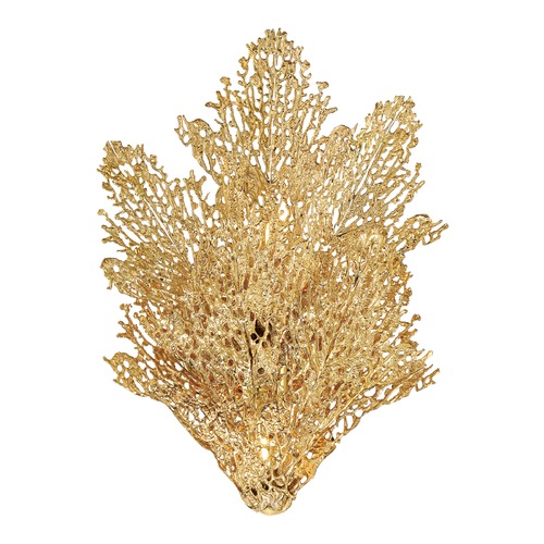 Evergold India Gold W& Vintage Brass LED Sconce by Metropolitan Lighting