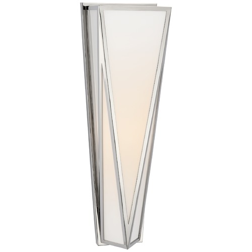 Visual Comfort Signature Collection Julie Neill Lorino Sconce in Polished Nickel by Visual Comfort Signature JN2240PNWG