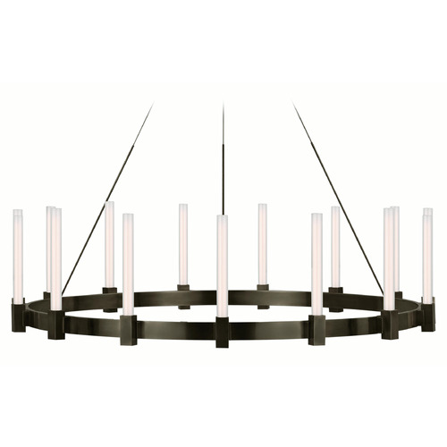 Visual Comfort Signature Collection Ian K. Fowler Mafra Chandelier in Bronze by Visual Comfort Signature IKF5362BZ-WG