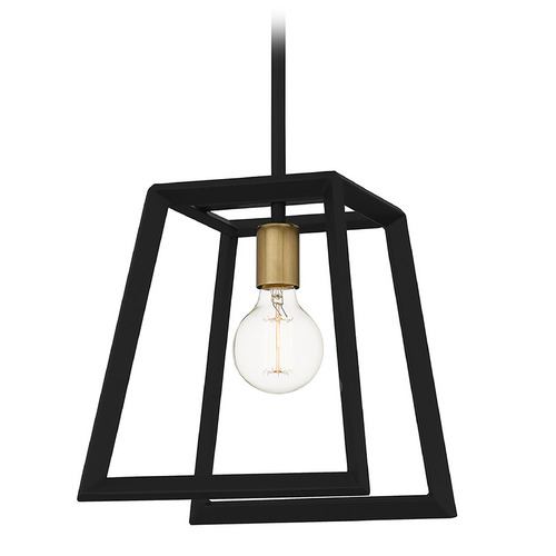 Quoizel Lighting Tilly Mini Pendant in Matte Black by Quoizel Lighting TIL1510MBK