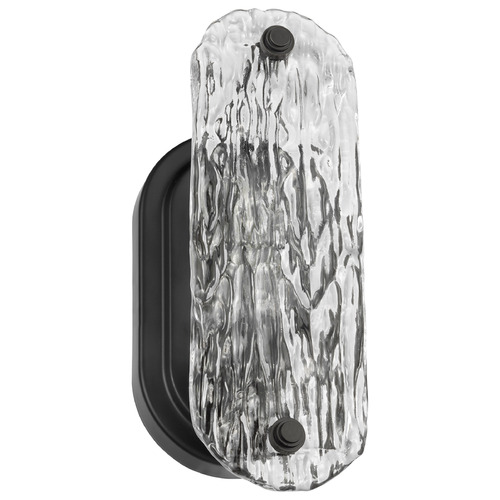 Glacier Matte Black Sconce by Nuvo Lighting