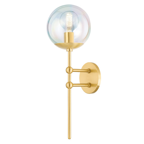 Mitzi Paige Aged Brass Single Light Wall Sconce