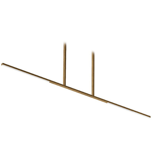 Visual Comfort Modern Collection Cityscape X-Large Linear Chandelier in Brass by Visual Comfort Modern SLLS56827CCHAB