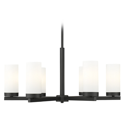 Z-Lite Danica Matte Black Chandelier