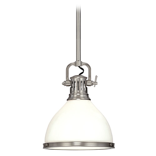Randolph Pendant in Satin Nickel by Hudson Valley Lighting