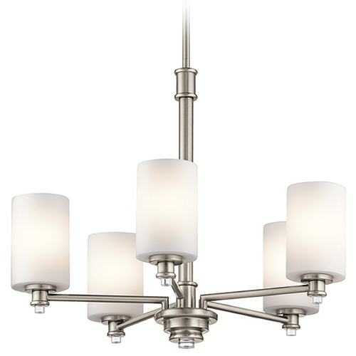 Joelson 24-Inch Brushed Nickel Chandelier by Kichler Lighting