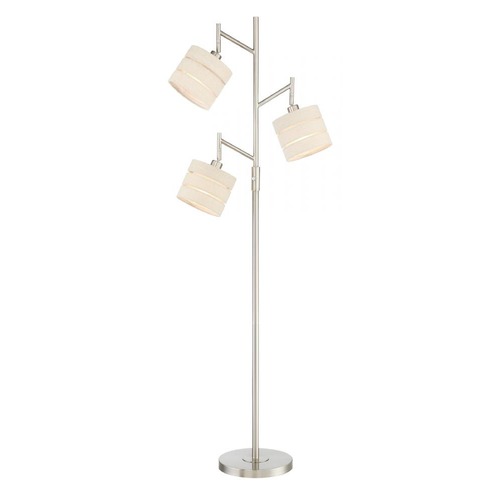 Falan Brushed Nickel Floor Lamp by Lite Source Lighting