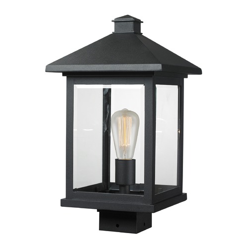 Portland Black Post Light by Z-Lite