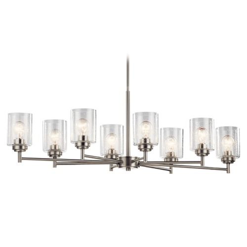 Kichler Lighting Winslow 8-Light Brushed Nickel Chandelier by Kichler Lighting 44035NI