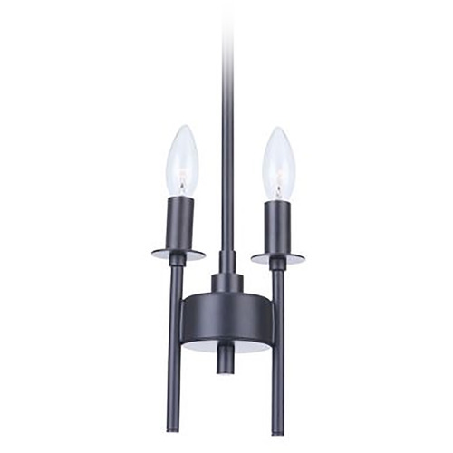 Larrson Flat Black Mini Pendant by Craftmade Lighting