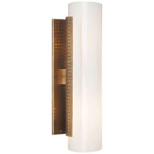 Visual Comfort Signature Collection Kelly Wearstler Precision Sconce in Antique Brass by Visual Comfort Signature KW2220ABWG