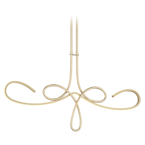 George Kovacs Lighting Astor LED Linear Pendant in Soft Gold by George Kovacs P5435-697-L