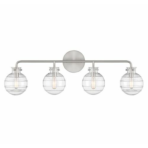 Savoy House Mason 30.50-Inch Bath Light in Satin Nickel by Savoy House 8-4300-4-SN