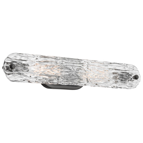 Glacier Matte Black Bathroom Light by Nuvo Lighting