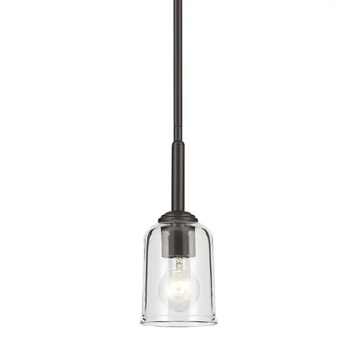 Kichler Lighting Shailene Olde Bronze Mini-Pendant Light with Bowl / Dome Shade