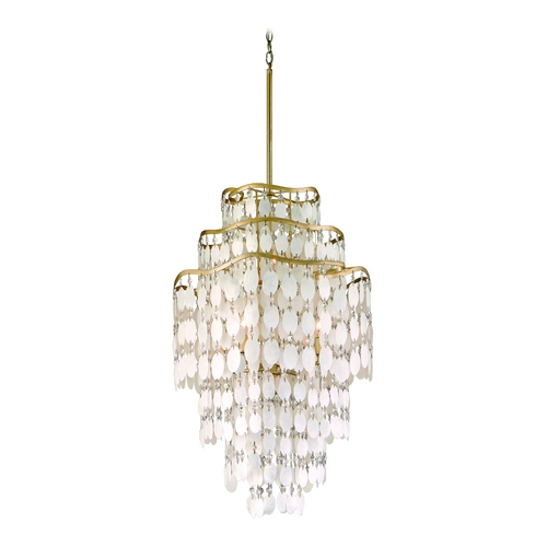 Corbett Lighting Dolce Champagne Leaf Linear Light by Corbett Lighting 109-47