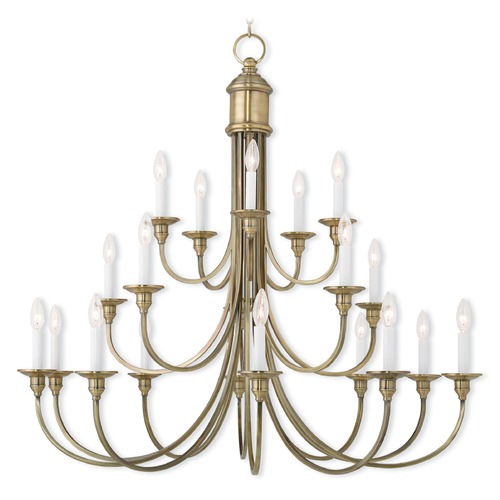 Livex Lighting Livex Lighting Cranford Antique Brass Chandelier 5140-01